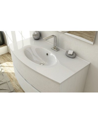 Тумба под раковину Cezares Dalila 100 54712 подвесная Frassinato Bianco