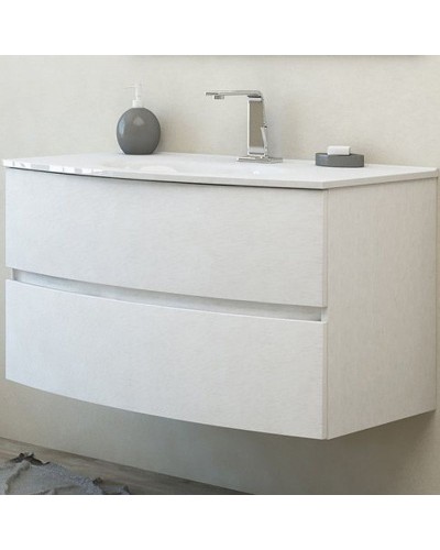 Тумба под раковину Cezares Dalila 100 54712 подвесная Frassinato Bianco