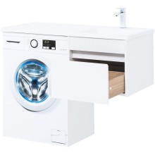 Тумба под раковину Aquanet Токио 110 236915 подвесная Белая