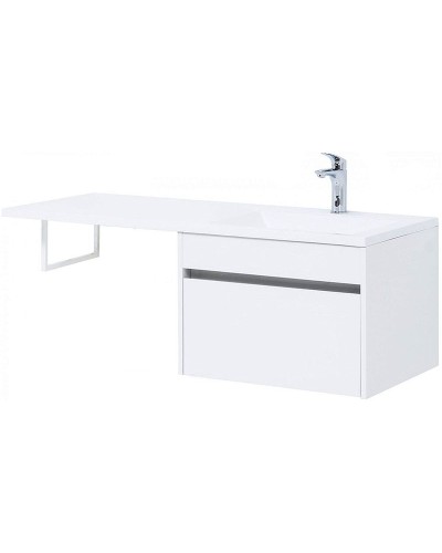 Тумба под раковину Aquanet Токио 120 236916 подвесная Белая