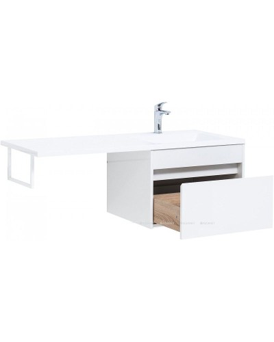 Тумба под раковину Aquanet Токио 120 236916 подвесная Белая