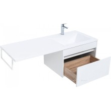 Тумба под раковину Aquanet Токио 120 236916 подвесная Белая