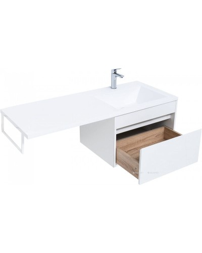 Тумба под раковину Aquanet Токио 120 236916 подвесная Белая