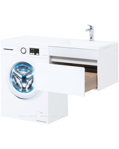 Тумба под раковину Aquanet Токио 120 236916 подвесная Белая