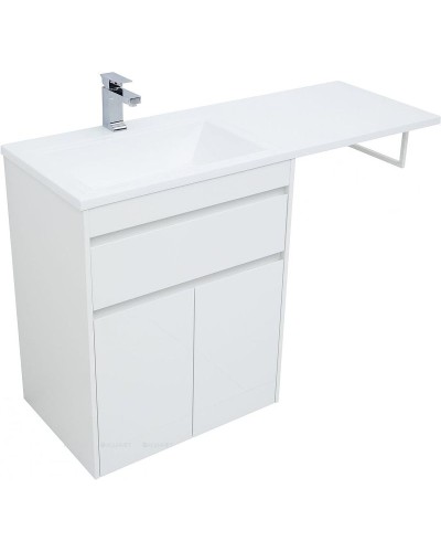 Тумба под раковину Aquanet Токио 130 237746 Белая