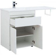 Тумба под раковину Aquanet Токио 130 237746 Белая