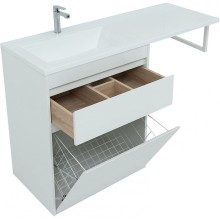 Тумба под раковину Aquanet Токио 130 239291 Белая