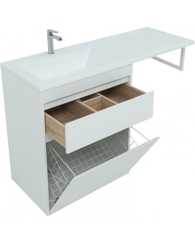 Тумба под раковину Aquanet Токио 130 239291 Белая