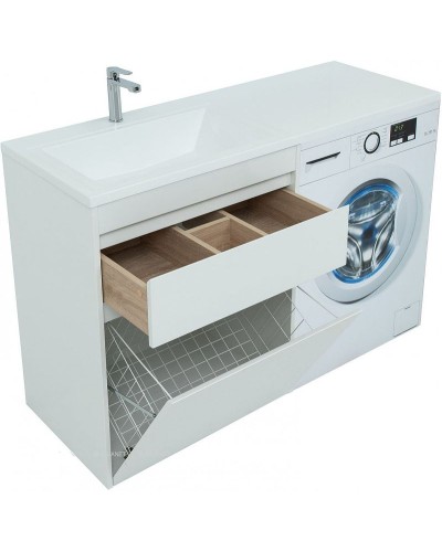 Тумба под раковину Aquanet Токио 130 239291 Белая