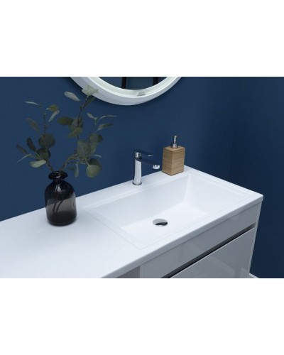 Тумба под раковину Aquanet Токио 130 236917 подвесная Белая