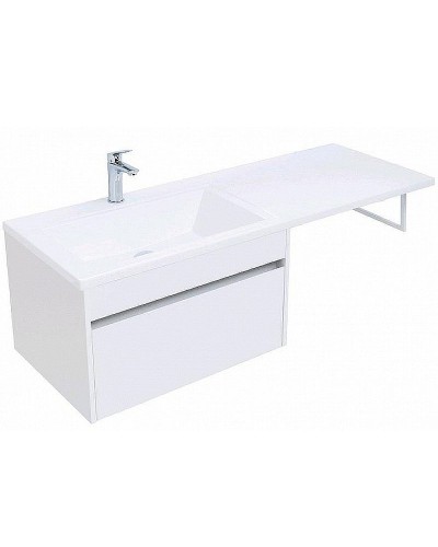 Тумба под раковину Aquanet Токио 130 236917 подвесная Белая