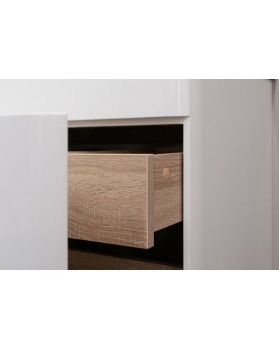 Тумба с раковиной Aquanet София 60 212586 подвесная Белый глянец