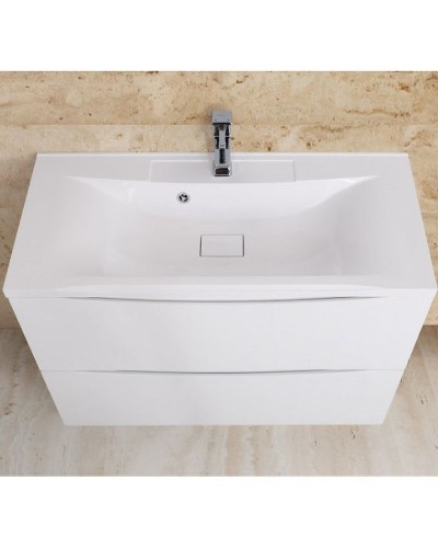 Тумба под раковину BelBagno Marino 120 MARINO-1200-2C-PIA-BL-P Bianco Lucido