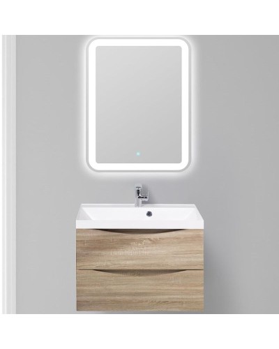 Тумба под раковину BelBagno Marino 70 MARINO-700-2C-SO-WO-P подвесная Rovere Bianco