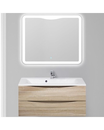 Тумба под раковину BelBagno Marino 100 MARINO-1000-2C-SO-WO-P подвесная Rovere Bianco