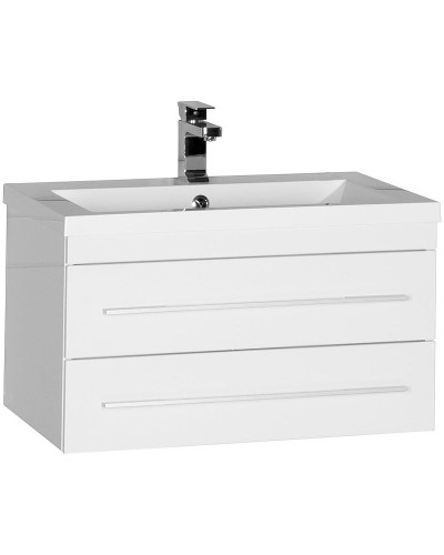 Тумба с раковиной Aquanet Нота 75 212796 подвесная Белая