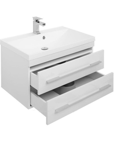 Тумба с раковиной Aquanet Нота 75 212796 подвесная Белая