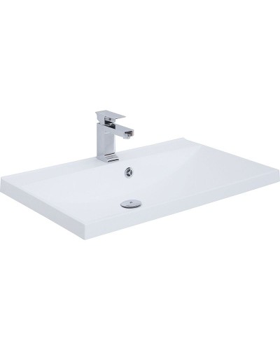 Тумба с раковиной Aquanet Нота 75 212796 подвесная Белая