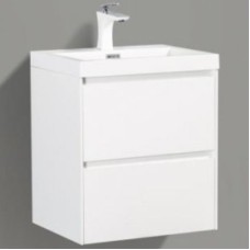 Тумба под раковину BelBagno Pietra Mini 50 PIETRA MINI-500-2C-SO-BL подвесная Bianco Lucido