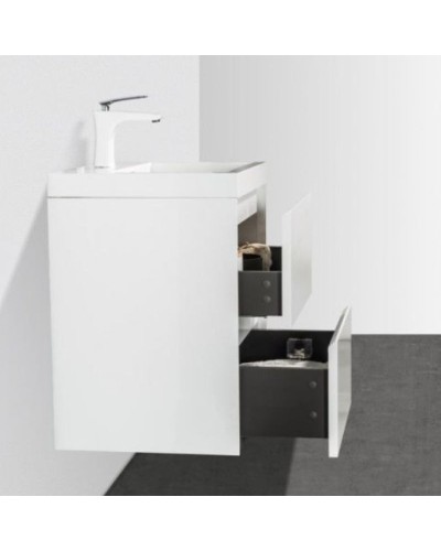 Тумба под раковину BelBagno Pietra Mini 50 PIETRA MINI-500-2C-SO-BL подвесная Bianco Lucido