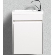 Тумба под раковину BelBagno Pietra Mini 40 PIETRA MINI-400-1A-SO-BL-L подвесная Bianco Lucido