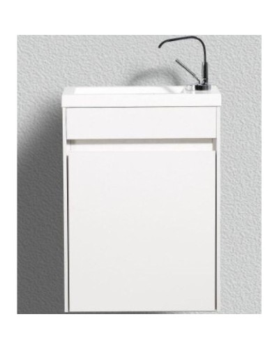 Тумба под раковину BelBagno Pietra Mini 46 PIETRA MINI-460-1A-SO-BL-L подвесная Bianco Lucido