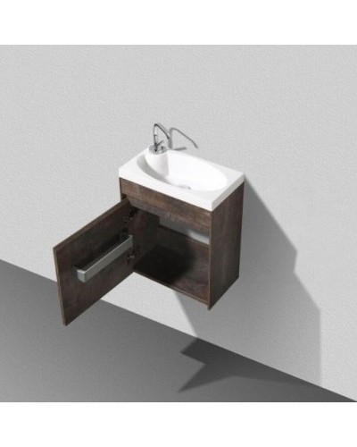 Тумба под раковину BelBagno Pietra Mini 46 PIETRA MINI-460-1A-SO-PT-L подвесная Stone