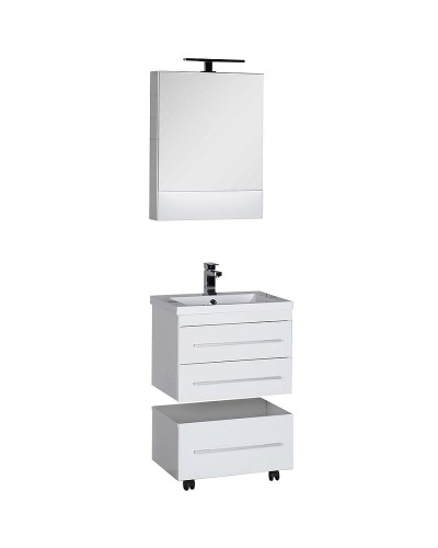 Тумба с раковиной Aquanet Нота 58 212800 подвесная Белая