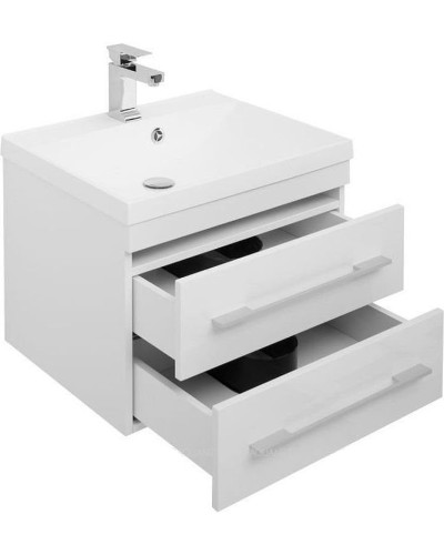 Тумба с раковиной Aquanet Нота 58 212800 подвесная Белая