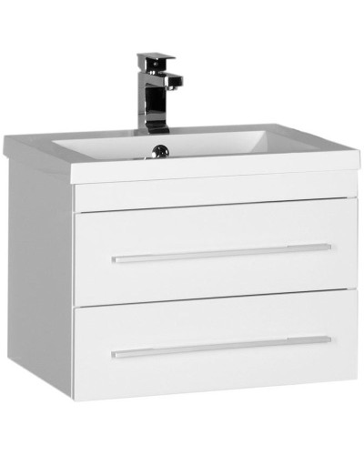 Тумба с раковиной Aquanet Нота 58 212800 подвесная Белая