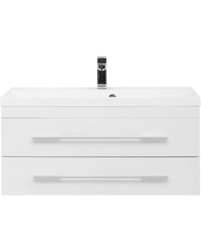 Тумба с раковиной Aquanet Нота 100 212860 подвесная Белая