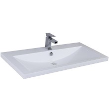 Тумба с раковиной Aquanet Нота 100 212860 подвесная Белая