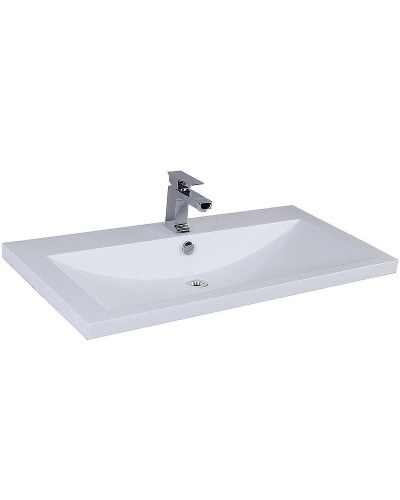 Тумба с раковиной Aquanet Нота 100 212860 подвесная Белая