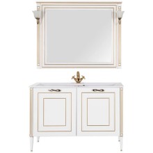 Тумба с раковиной Aquanet Паола 120 212605 Белая