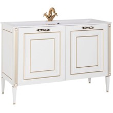 Тумба с раковиной Aquanet Паола 120 212605 Белая