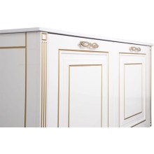 Тумба с раковиной Aquanet Паола 120 212605 Белая