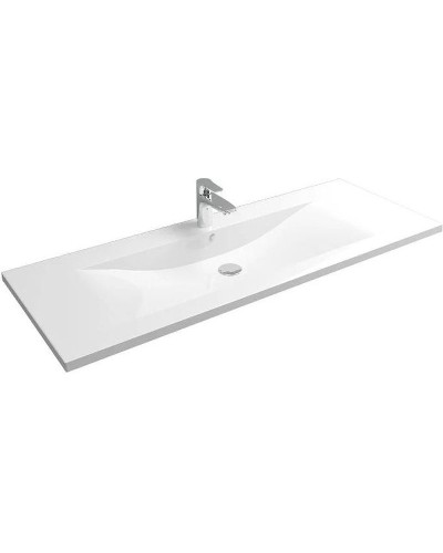 Тумба с раковиной Aquanet Паола 120 212605 Белая