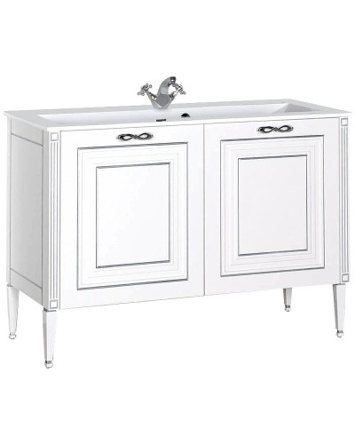 Тумба с раковиной Aquanet Паола 120 213046 Белая