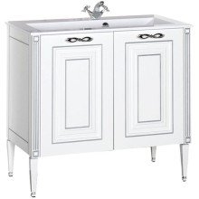 Тумба с раковиной Aquanet Паола 90 213016 Белая