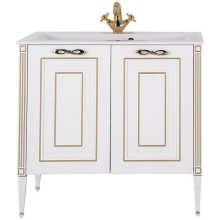 Тумба с раковиной Aquanet Паола 90 212621 Белая