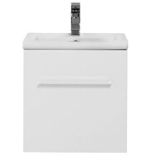 Тумба с раковиной Aquanet Порто 50 212575 подвесная Белая