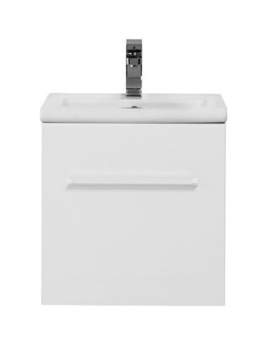 Тумба с раковиной Aquanet Порто 50 212575 подвесная Белая