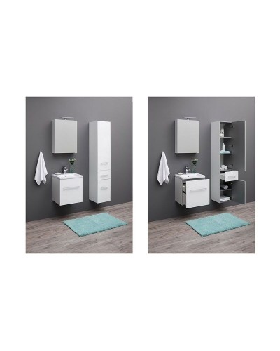 Тумба с раковиной Aquanet Порто 50 212575 подвесная Белая