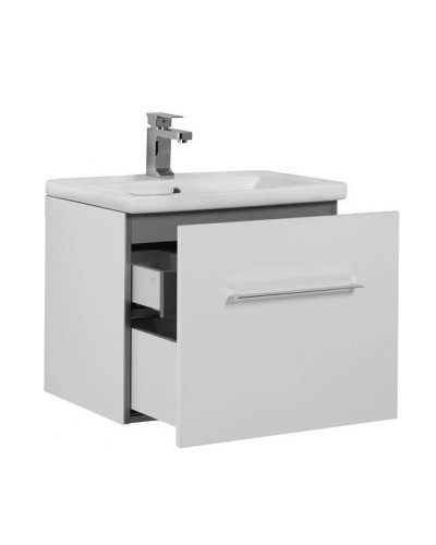 Тумба с раковиной Aquanet Порто 60 212576 подвесная Белая