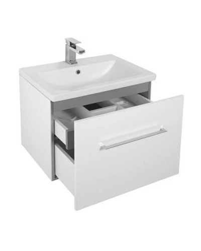 Тумба с раковиной Aquanet Порто 60 212576 подвесная Белая