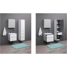 Тумба с раковиной Aquanet Порто 60 212576 подвесная Белая