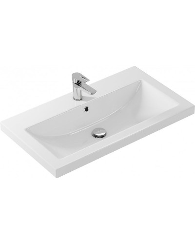 Тумба с раковиной Aquanet Порто 80 212577 подвесная Белая