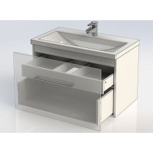 Тумба под раковину Aquanet Порто 70 241747 подвесной Белая