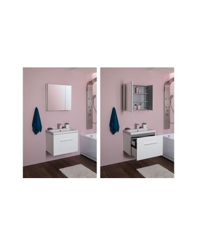 Тумба под раковину Aquanet Порто 70 241747 подвесной Белая