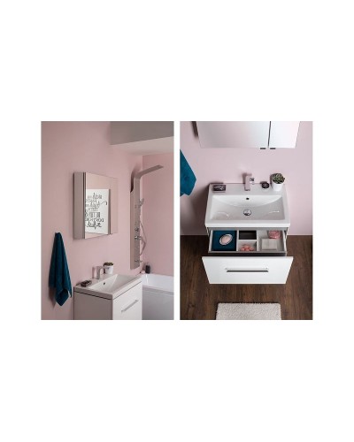 Тумба под раковину Aquanet Порто 70 241747 подвесной Белая